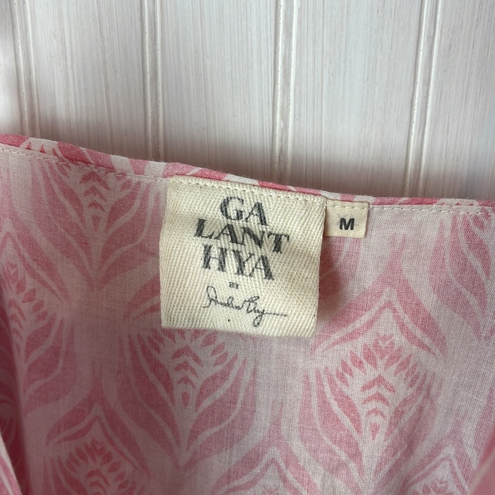- GALANTHYA AMERICAN RISE PRINT DRESS M - Picture 5 of 7